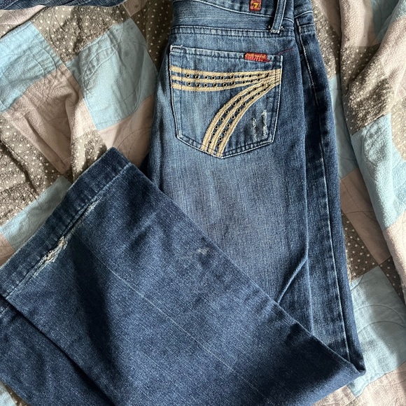 7famk dojo western jeans so cute sizes 28, 29, and 31 need gone - Picture 4 of 4